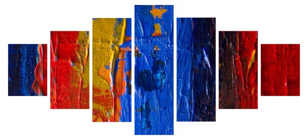 Obraz malířských barev (210x100 cm)