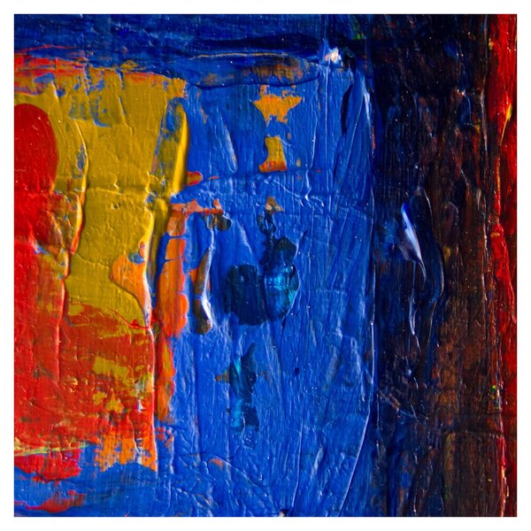 Obraz malířských barev (30x30 cm)