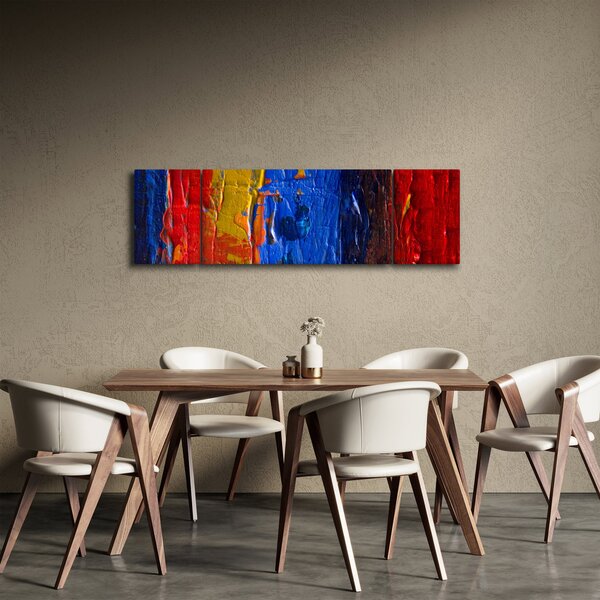 Obraz malířských barev (170x50 cm)