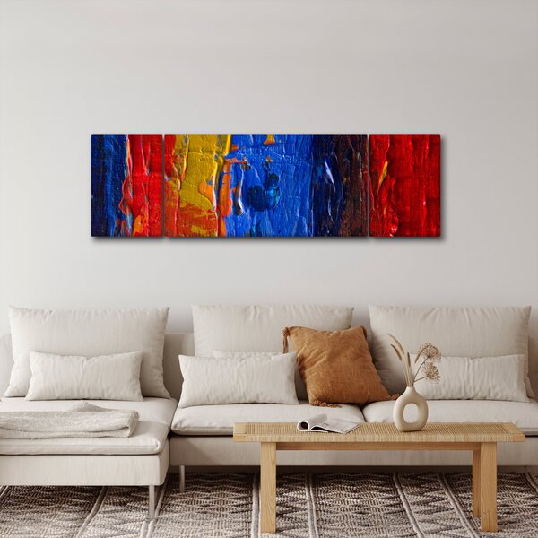 Obraz malířských barev (170x50 cm)