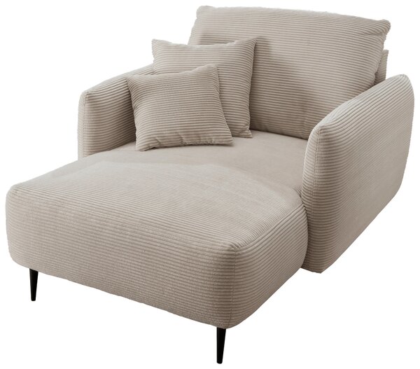 XXL KŘESLO, textil, béžová P & B - Online Only křesla & taburety, Online Only
