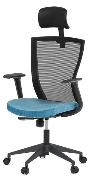 Kancelářská židle MARIE černo-modrá