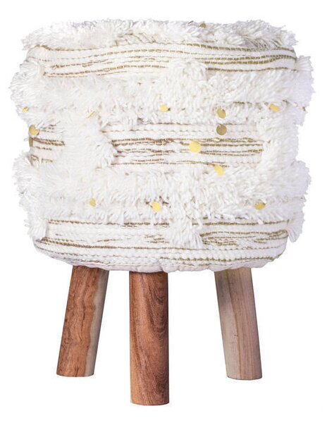 TABURET, dřevo, textil, 38/50/38 cm - Taburety, Online Only