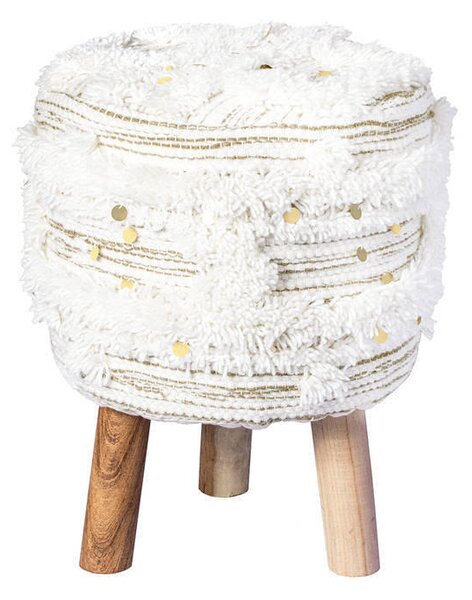 TABURET, dřevo, textil, 38/50/38 cm - Taburety, Online Only