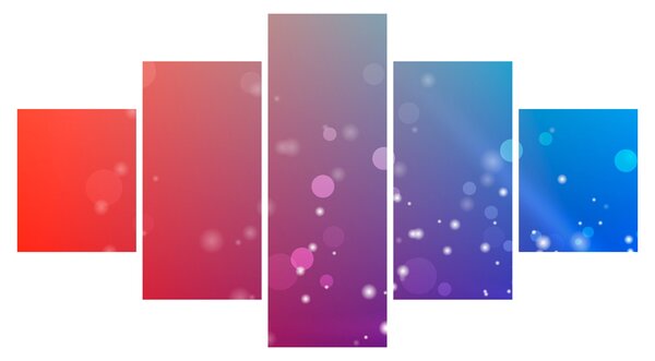 Moderní abstraktní obraz (125x70 cm)