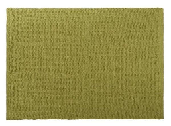 Prostírání RIB olivově zelená běhoun delší strana 100-170 cm