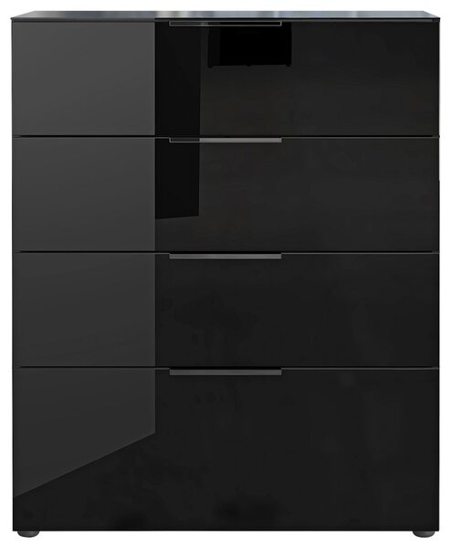KOMODA, černá, 83/102/42 cm Premium Living - Široké komody