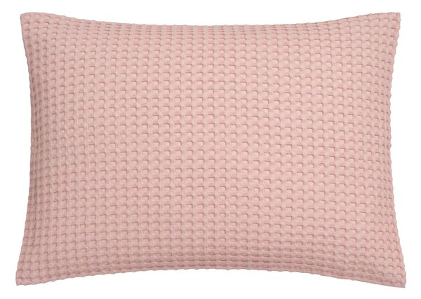 Vandyck Luxusní povlak na polštář Home Piqué waffle 40x55cm Sepia pink