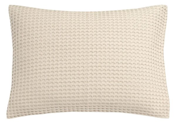 Vandyck Luxusní povlak na polštář Home Piqué waffle 40x55cm Cream tan