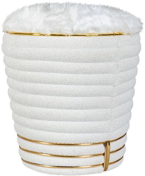 TABURET, textil, 42/50 cm MID.YOU - Taburety, Online Only