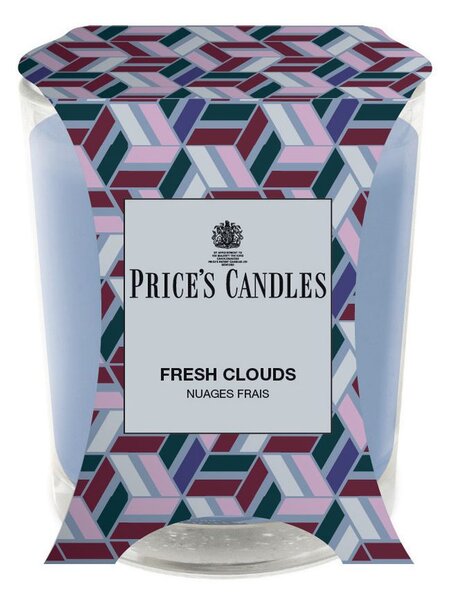 Price’s Price's vonná svíčka ve skle Fresh Clouds - hoření 45h