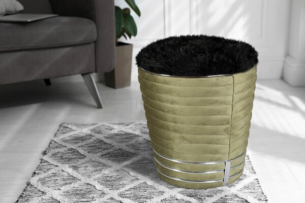 TABURET, textil, 42/50 cm MID.YOU - Taburety, Online Only