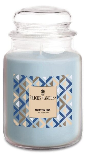 Price’s Price's MAXI vonná svíčka ve skle Cotton Sky - hoření 130h