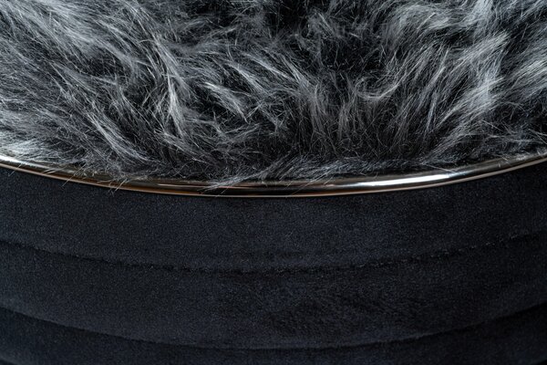 TABURET, textil, 42/50 cm MID.YOU - Taburety, Online Only