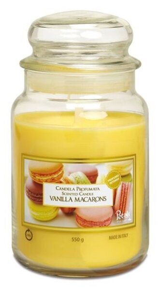 PETALI vonná svíčka ve skle Vanilla Macarons - hoření 100h