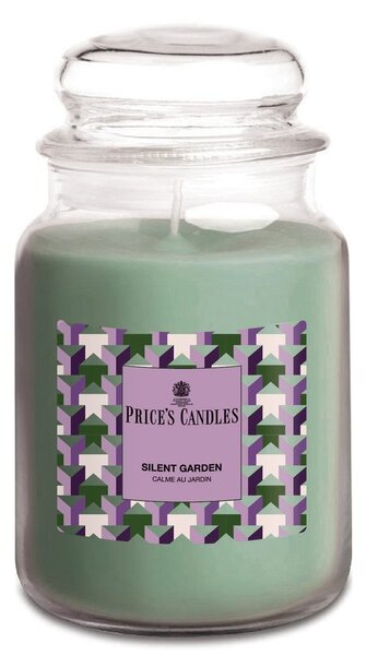 Price’s Price's MAXI vonná svíčka ve skle Silent Garden - hoření 130h