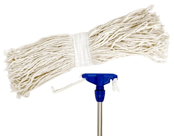 Denox úklidový bavlněný mop PROFESSIONAL 400 g, s kovovou násadou