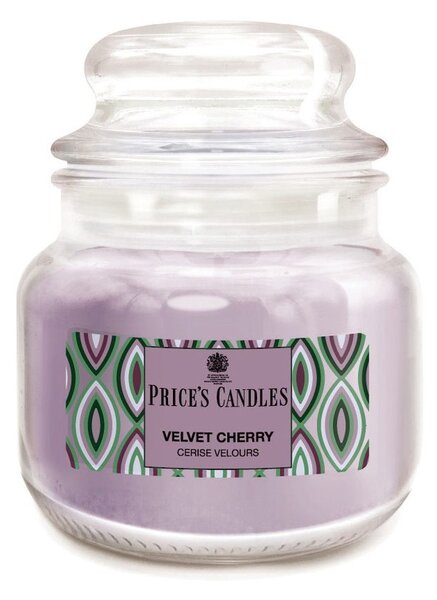 Price’s Price's MINI vonná svíčka ve skle Velvet Cherry - hoření 30h