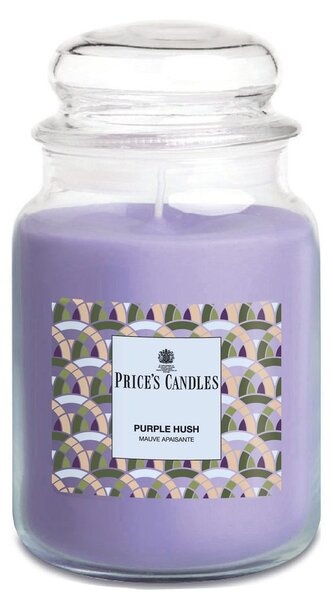 Price’s Price's MAXI vonná svíčka ve skle Purple Hush - hoření 130h