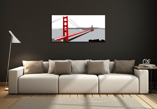 Foto obraz sklo tvrzené Most San Francisco osh-98448753