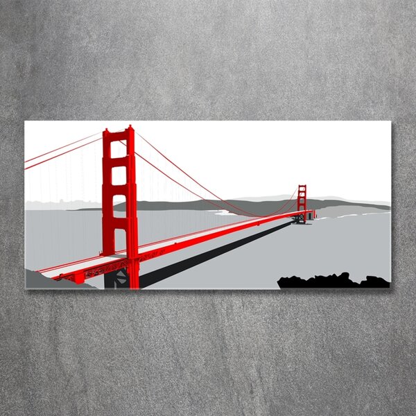 Foto obraz sklo tvrzené Most San Francisco osh-98448753