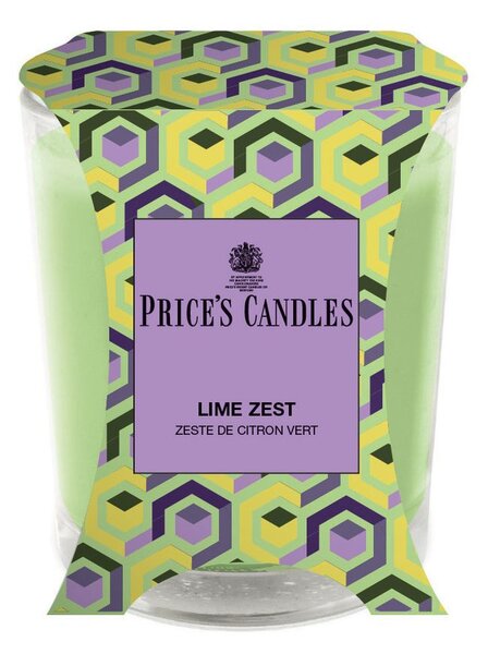 Price’s Price's vonná svíčka ve skle Lime Zest - hoření 45h