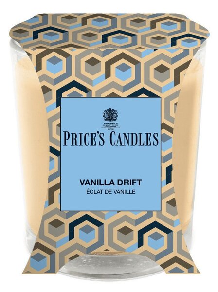 Price’s Price's vonná svíčka ve skle Vanilla Drift - hoření 45h