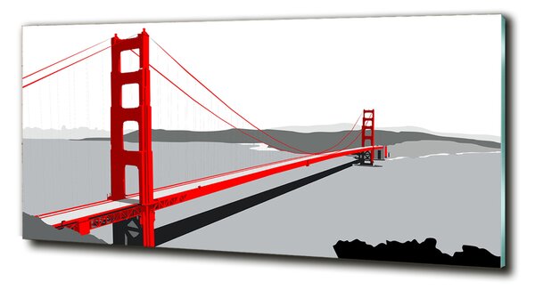 Foto obraz sklo tvrzené Most San Francisco osh-98448753