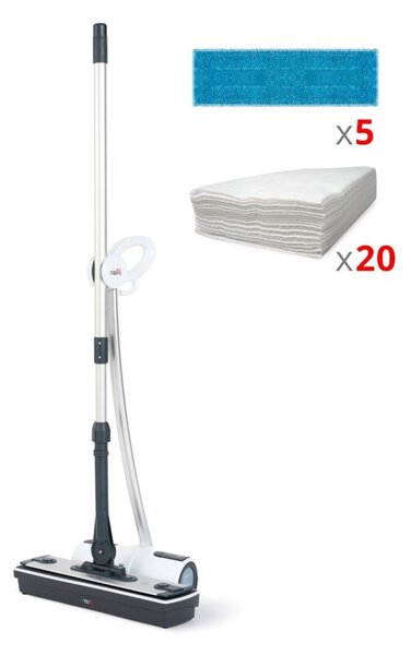 Polti MOPPY WHITE PREMIUM bezdrátový parní mop