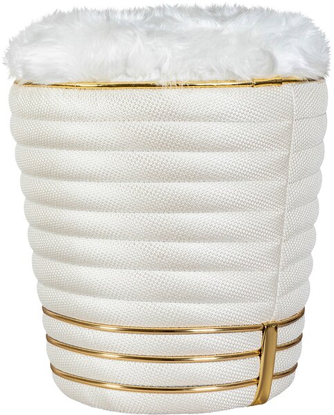 TABURET, textil, 42/50 cm MID.YOU - Taburety, Online Only