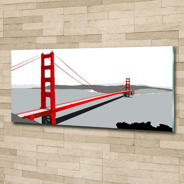 Foto obraz sklo tvrzené Most San Francisco osh-98448753