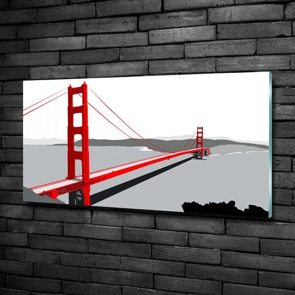 Foto obraz sklo tvrzené Most San Francisco osh-98448753
