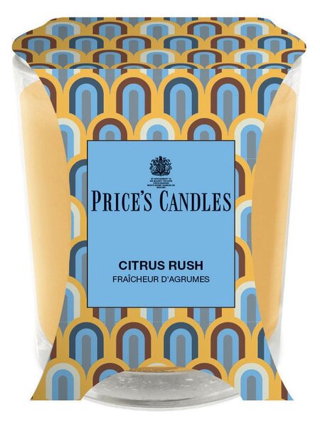 Price’s Price's vonná svíčka ve skle Citrus Rush - hoření 45h