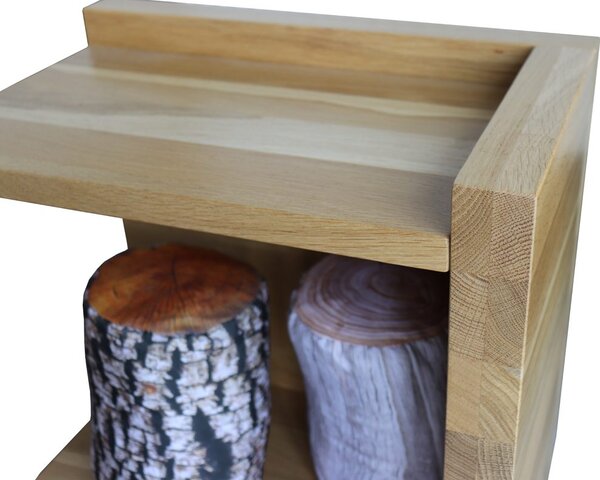 Oak´s Noční stolek Svenborg dub - výstavní kus - Cink