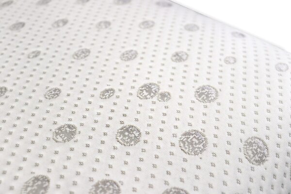 DREAMPUR Anatomický polštář DREAMPUR® z latexové pěny Grey Dots MAXI 40x70 cm