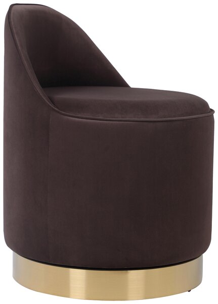 OTOČNÝ TABURET, textil, 52/68 cm MID.YOU - Taburety, Online Only