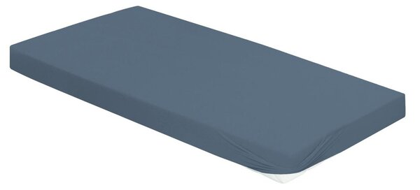 Bierbaum jersey prostěradlo šedomodrá - 180-200 x 200 cm