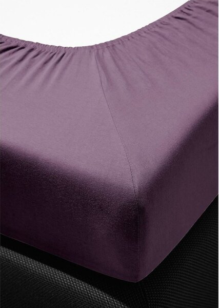 Bierbaum jersey prostěradlo šeříková - 80-100 x 200 cm