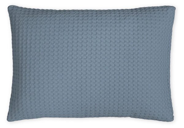 Vandyck Luxusní povlak na polštář Home Piqué waffle 40x55cm Faded denim
