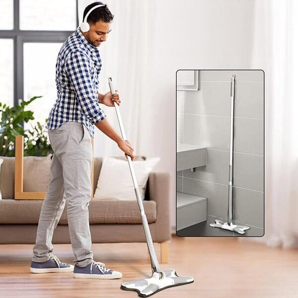 Samoždímací X-Mop pro snadné vytírání rohů