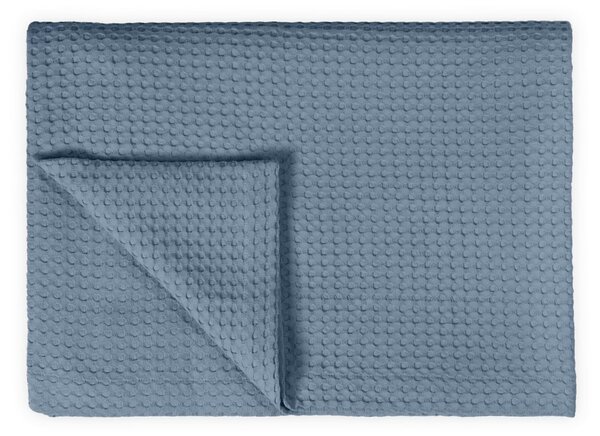 Vandyck Luxusní přehoz na postel Home Piqué waffle Faded denim - 160x250 cm