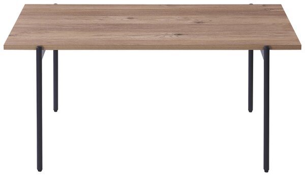 KONFERENČNÍ STOLEK, černá, barvy dubu, kov, kompozitní dřevo, 100/60/45 cm Ti'me - Konferenční stolky, Online Only