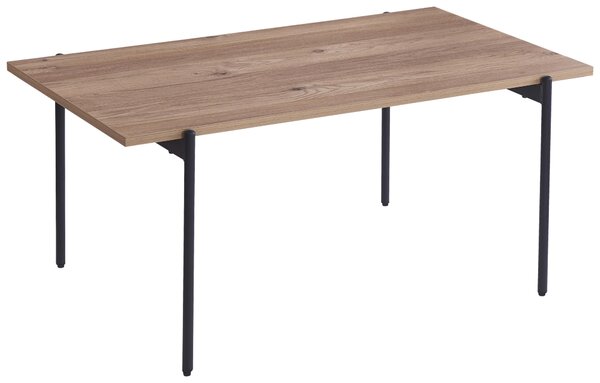 KONFERENČNÍ STOLEK, černá, barvy dubu, kov, kompozitní dřevo, 100/60/45 cm Ti'me - Konferenční stolky, Online Only