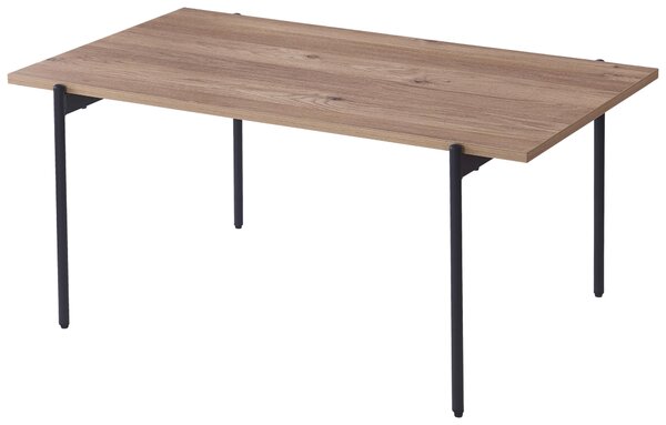 KONFERENČNÍ STOLEK, černá, barvy dubu, kov, kompozitní dřevo, 100/60/45 cm Ti'me - Konferenční stolky, Online Only