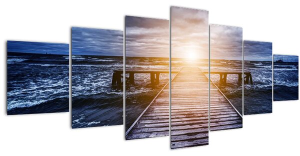 Obraz mola se sluncem (210x100 cm)