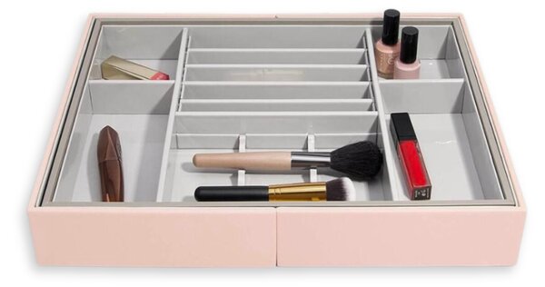 Stackers, Kosmetický organizér do šuplíku Blush Makeup In-Drawer Organiser | růžová 74544