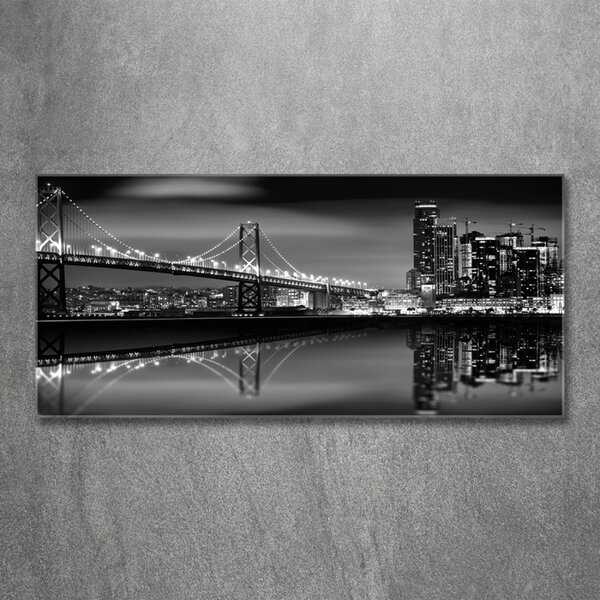 Foto-obraz fotografie na skle San Francisco noc osh-98976807