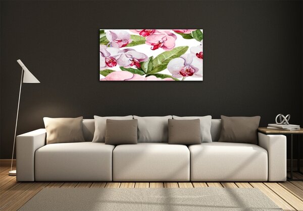 Fotoobraz na skle Růžové orchideje osh-98952398