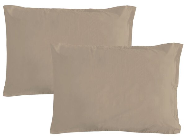 Gipetex Natural Dream Povlak na polštář italské výroby 100% bavlna - 2 ks tortora - 2 ks 70x90 cm