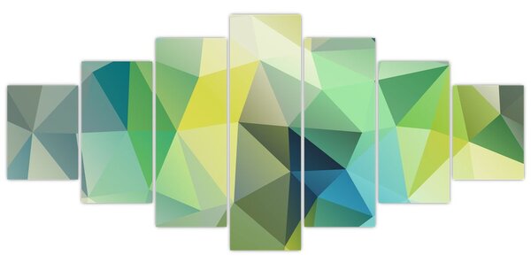 Obraz geometrické abstrakce (210x100 cm)
